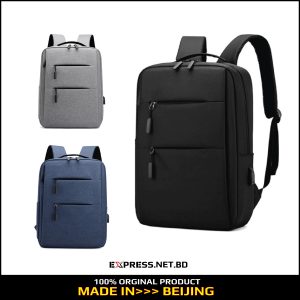 Laptop Bag With USB Color (Blue/ Black)